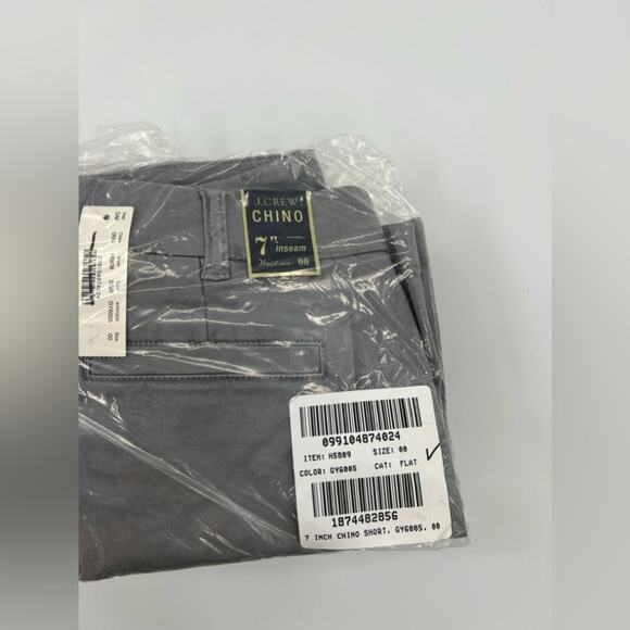 J.Crew 7" stretch chino short Storm Gray - Picture 4 of 4